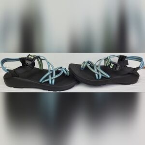 Chaco Womens ZX2 Vibram Strappy Sandal Sporty Hiking Comfy - Size 11 - GUC